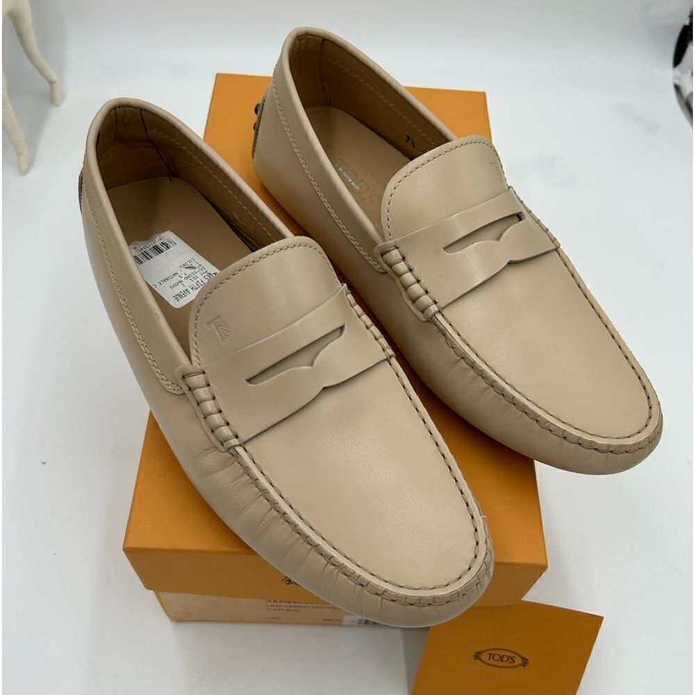 Men’s Tod’s leather driver loafers size 7.5 made in Italy